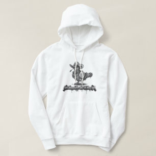 Sudadera La Paloma Maverick: Graffiti Monocromo 3D