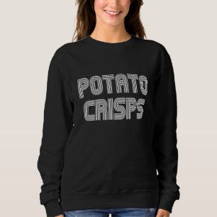 Sudadera La papa crisps la comida retro los años 70