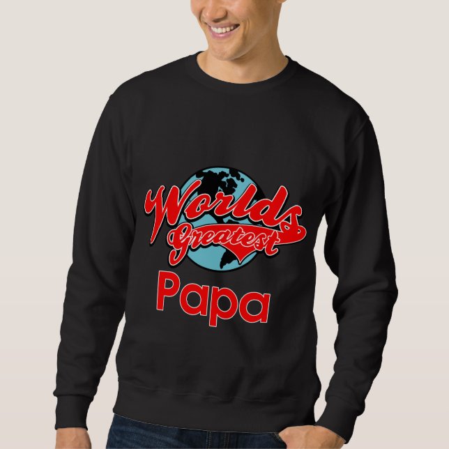 Sudadera La papá más grande del mundo (Anverso)