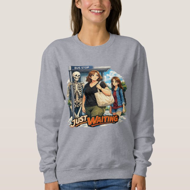 Sudadera La parada de autobús (Anverso)