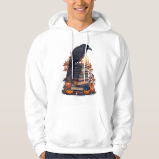 Sudadera La parte superior de los libros en el cuervo negro