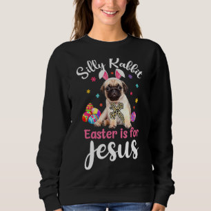 Sudadera La Pascua De La Rabbit Silenciosa Es Para Jesús Cr