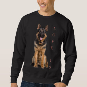 Sudadera La pastora alemana Shepard Dog Mom Dad Love Mascot