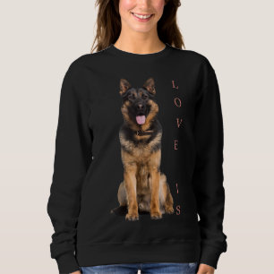 Sudadera La pastora alemana Shepard Dog Mom Dad Love Mascot