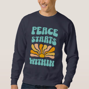 Sudadera La paz comienza dentro