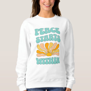 Sudadera La paz comienza dentro