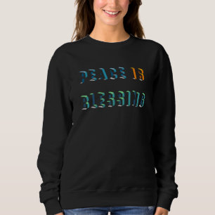 Sudadera La paz es bendición