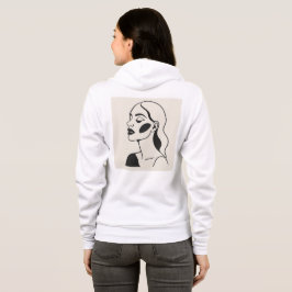 Sudadera La paz interior de una mujer ilumina un mundo caót