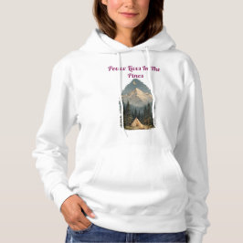 Sudadera La Paz Vive En Las Montañas De Las Pinos Chica De 