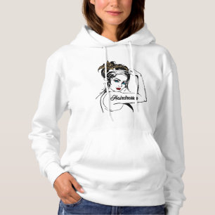 Sudadera La peluquera Rosie The Riveter Leopard Cheetah