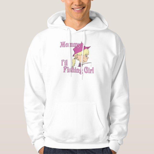 Sudadera La pequeña Chica pesquera de mamá (Anverso)