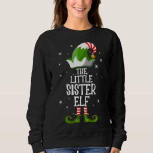 Sudadera La pequeña hermana mayor que comparte Navidades