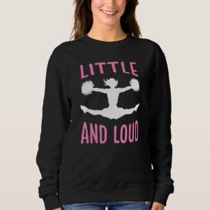 Sudadera La Pequeña Y Ruidosa Animadora Tween Chicas Cheerl