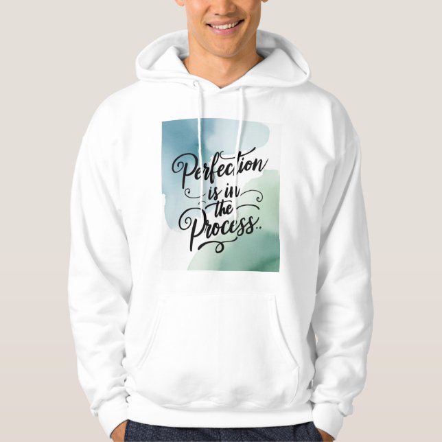 Sudadera La Perfección Está En El Proceso 2 (Anverso)