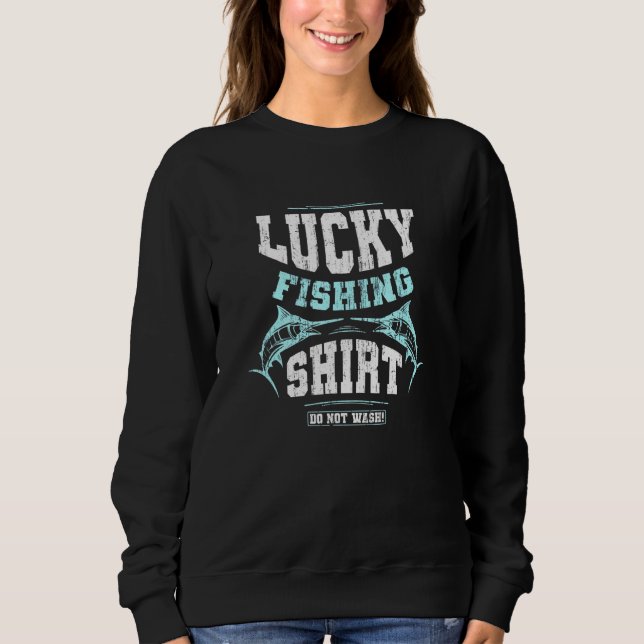 Sudadera La Pesca Afortunada No Lava La Pesca (Anverso)