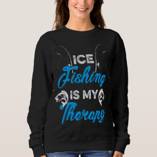 Sudadera La Pesca De Hielo Es Mi Arroz Terapéutico De Hielo