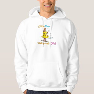 Sudadera La pesca de niños tontos es para Chicas