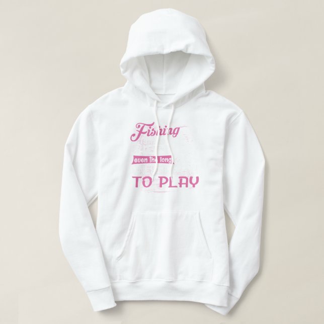 Sudadera La pesca es como un ps, incluso los largos son div (Diseño del anverso)