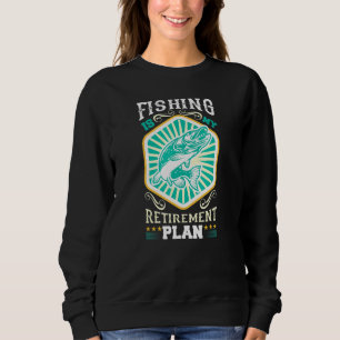 Sudadera La pesca es mi plan de jubilación