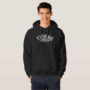 Sudadera la pesca es mi terapia pescador regalos divertidos