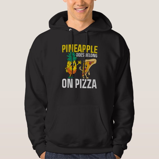 Sudadera La Piña Pertenece A La Pizza Pineapple Pizza (Anverso)