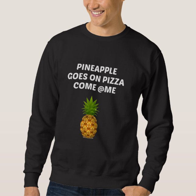 Sudadera La Piña Va En Pizza (Anverso)