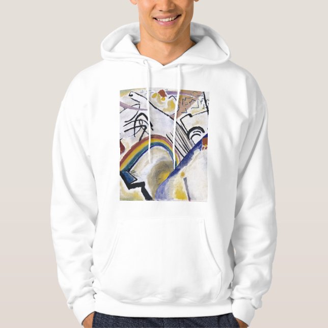 Sudadera La pintura abstracta de Kandinsky cosacos de 1910  (Anverso)