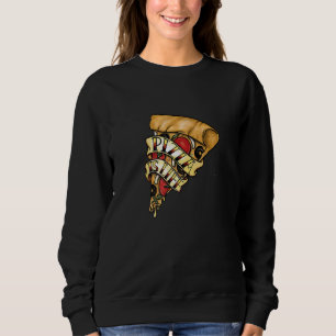 Sudadera La Pizza Es La Comida De Queso De Vida