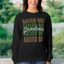 Sudadera La Planta Lover Elevó El Jardinero De Cama