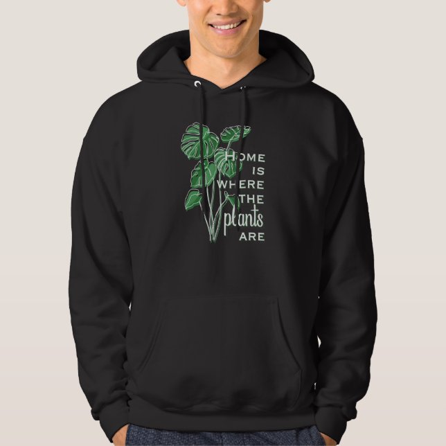 Sudadera La Planta Real Monstera Deliciosa (Anverso)