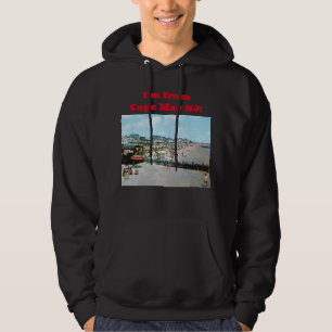 Sudadera La playa, Cape May NJ, Vintage