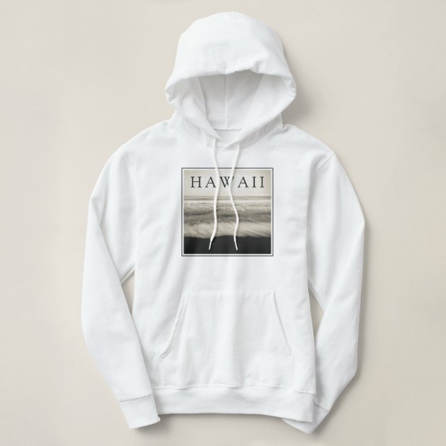 Sudadera La playa de Big Island Beach Hawaii (Diseño del anverso)