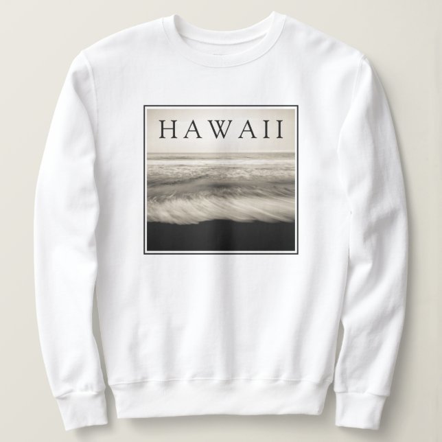 Sudadera La playa de la Isla Grande de Hawái (Anverso del diseño)