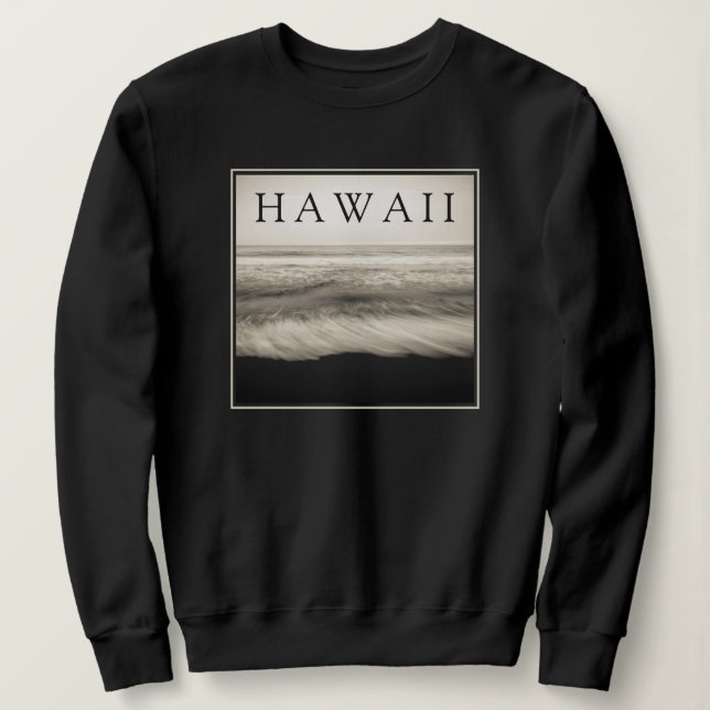 Sudadera La playa de la Isla Grande de Hawái (Anverso del diseño)