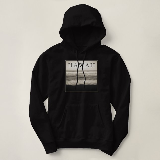 Sudadera La playa de la Isla Grande de Hawái (Diseño del anverso)