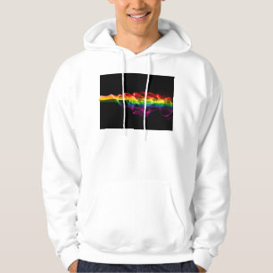 Sudadera La pluma de energía de arcoíris de SlipperyJoe atr