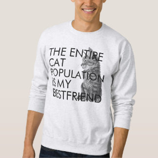 Sudadera La población entera del gato