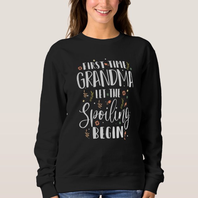 Sudadera La Primera Vez Que La Abuela Deja Que El Mal Comie (Anverso)
