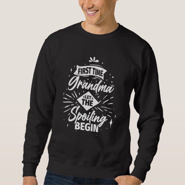 Sudadera La Primera Vez Que La Abuela Deja Que El Mal Comie (Anverso)