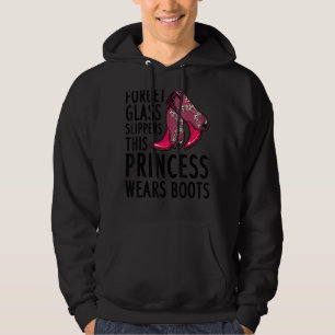 Sudadera La princesa lleva boots a la chica del país Chica 