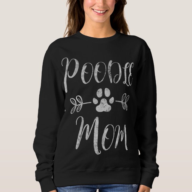 Sudadera La propietaria de Poodle Mom Poodle Lover y su div (Anverso)