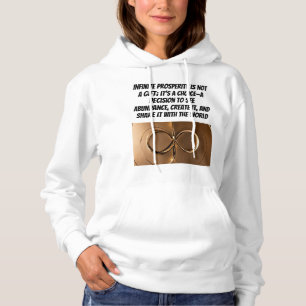 Sudadera la prosperidad infinita es un diseño espejo exclus