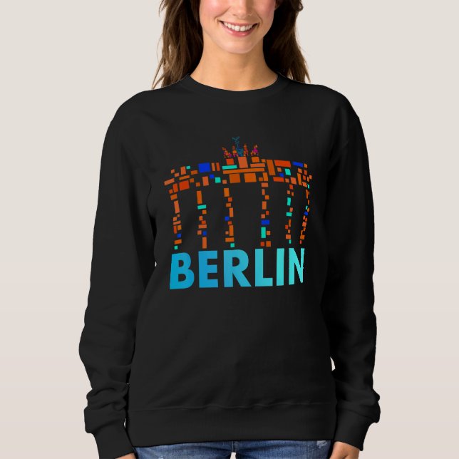 Sudadera La Puerta de Berlín de Brandeburgo Amo Berlín (Anverso)