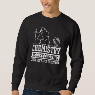 Sudadera La Química Blanca Del Diseño Es Como Cocinar Sólo