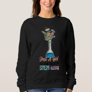 Sudadera La Química De La Ciencia Es Sólo Un Chica Que Sien