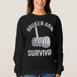 Sudadera La recuperación de los sobrevivientes del brazo ro