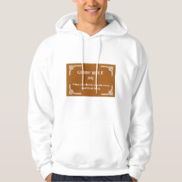 Sudadera la regla 91 de Gibbs