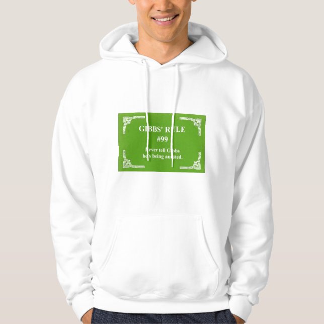 Sudadera la regla 99 de Gibbs (Anverso)