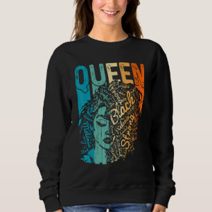 Sudadera La reina africana Melanin Chica negro magia negra 