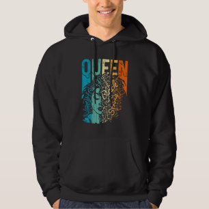 Sudadera La reina africana Melanin Chica negro magia negra 